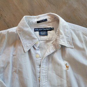 Ralph Lauren Women's Slim Fit Button-down Shirt